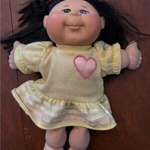 Charming Yellow Dress Doll with Heart